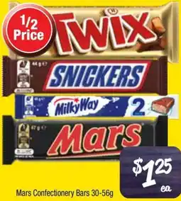 Farmer Jack's Mars Confectionery Bars offer