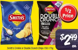 Farmer Jack's Smith's Crinkle or Double Crunch Chips offer