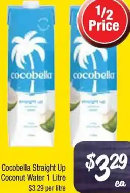 Farmer Jack's Cocobella Straight Up Coconut Water offer
