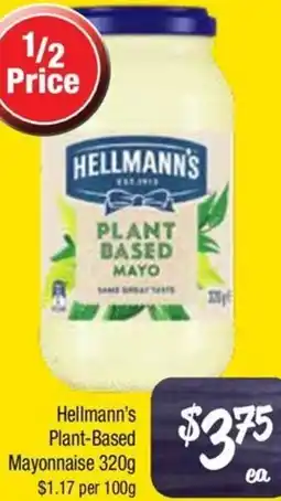 Farmer Jack's Hellmann's Plant-Based Mayonnaise offer