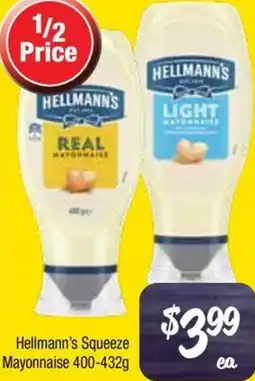 Farmer Jack's Hellmann's Squeeze Mayonnaise offer