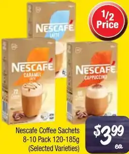 Farmer Jack's Nescafe Coffee Sachets offer