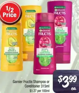 Farmer Jack's Garnier Fructis Shampoo or Conditioner offer