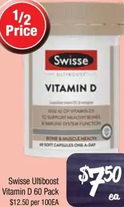 Farmer Jack's Swisse Ultiboost Vitamin D offer