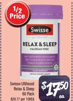 Farmer Jack's Swisse Ultiboost Relax & Sleep offer