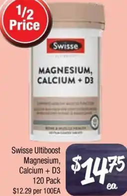 Farmer Jack's Swisse Ultiboost Magnesium, Calcium + D3 offer
