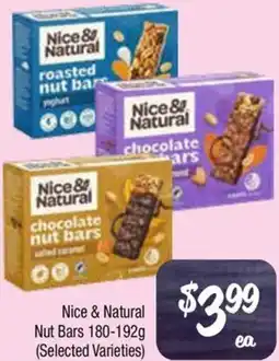 Farmer Jack's Nice & Natural Nut Bars offer