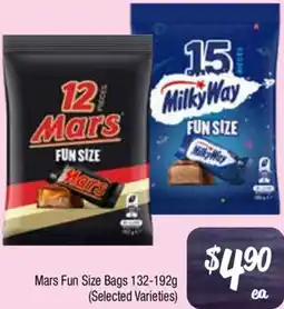 Farmer Jack's Mars Fun Size Bags offer