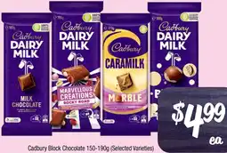 Farmer Jack's Cadbury Block Chocolate offer