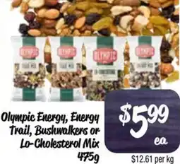 Farmer Jack's Olympic Energy, Energy Trail, Bushwalkers or Lo-Cholesterol Mix offer