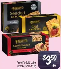 Farmer Jack's Arnott's Gold Label Crackers offer