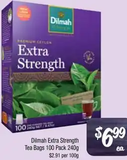 Farmer Jack's Dilmah Extra Strength Tea Bags offer