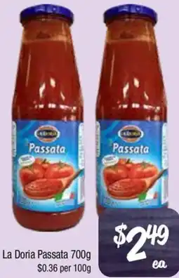 Farmer Jack's La Doria Passata offer