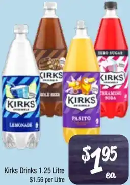 Farmer Jack's Kirks Drinks offer