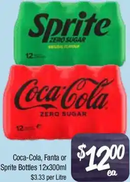 Farmer Jack's Coca-Cola, Fanta or Sprite Bottles offer
