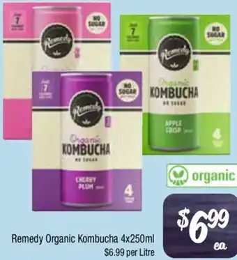 Farmer Jack's Remedy Organic Kombucha offer