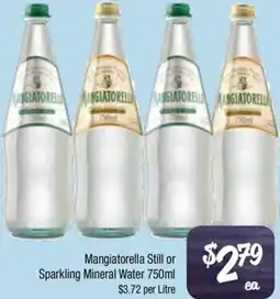 Farmer Jack's Mangiatorella Still or Sparkling Mineral Water offer