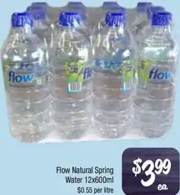 Farmer Jack's Flow Natural Spring Water offer