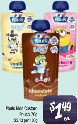 Farmer Jack's Pauls Kids Custard offer
