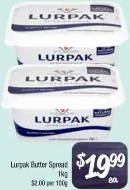 Farmer Jack's Lurpak Butter Spread offer