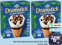 Farmer Jack's Peters Plant-Based Drumstick Vanilla offer