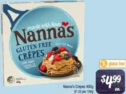 Farmer Jack's Nanna's Crepes offer
