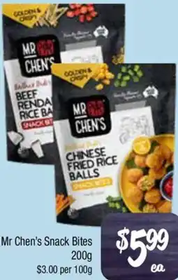 Farmer Jack's Mr Chen's Snack Bites offer