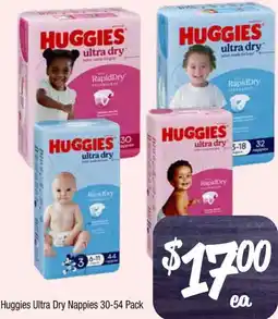 Farmer Jack's Huggies Ultra Dry Nappies offer