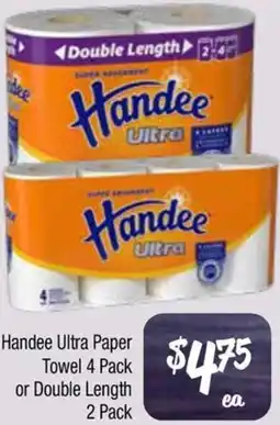 Farmer Jack's Handee Ultra Paper Towel offer
