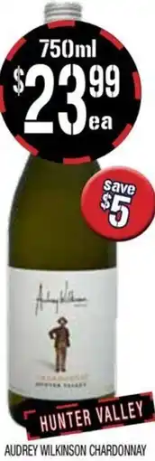 Farmer Jack's Audrey wilkinson chardonnay offer