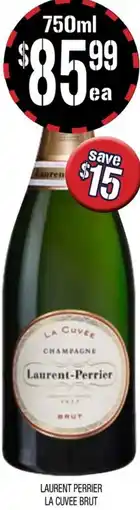 Farmer Jack's Laurent perrier la cuvee brut offer
