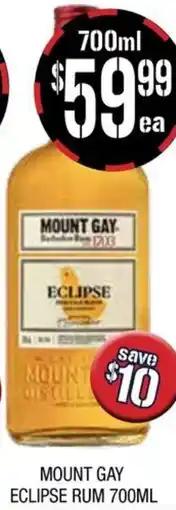 Farmer Jack's Mount gay eclipse rum offer