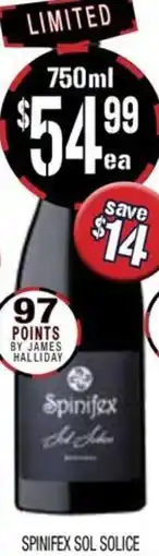 Farmer Jack's Spinifex sol solice offer