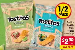 Spar Tostitos Tortilla Chips offer
