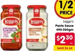 Spar Leggo's Pasta Sauce offer