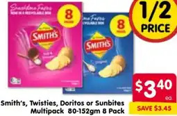 Spar Smith's, Twisties, Doritos or Sunbites offer