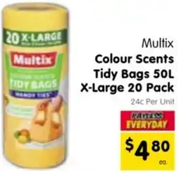 Spar Multix Colour Scents Tidy Bags offer
