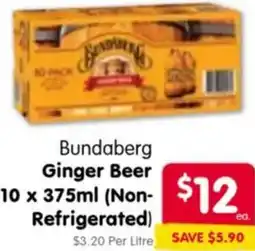 Spar Bundaberg Ginger Beer offer