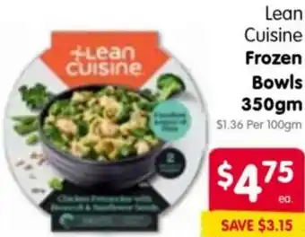 Spar Lean Cuisine Frozen Bowls offer