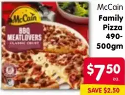 Spar McCain Family Pizza offer