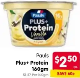 Spar Pauls Plus+ Protein offer