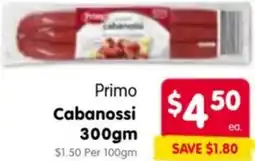 Spar Primo Cabanossi offer