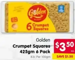 Spar Golden Crumpet Squares offer