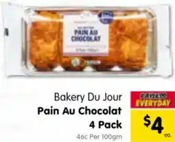 Spar Bakery Du Jour Pain Au Chocolat offer
