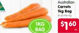Spar Australian Carrots offer