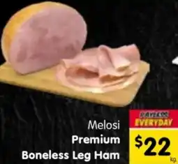Spar Melosi Premium Boneless Leg Ham offer
