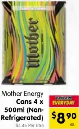Spar Mother Energy Cans offer