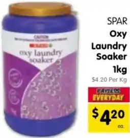 Spar SPAR oxy laundry soaker offer