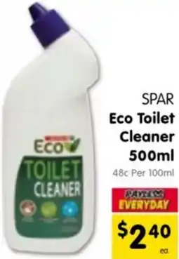 Spar SPAR Eco Toilet Cleaner offer