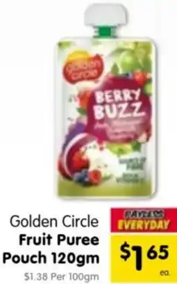 Spar Golden Circle Fruit Puree Pouch offer